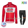Cykeltøj Langærmet Vinter + Cykelbuks Lang Børn 2017 Lotto Soudal N001